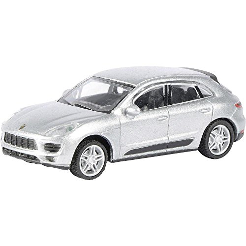 Schuco 452621500 - Porsche Macan S, Maßstab 1:87, Fahrzeug, Silber von Schuco