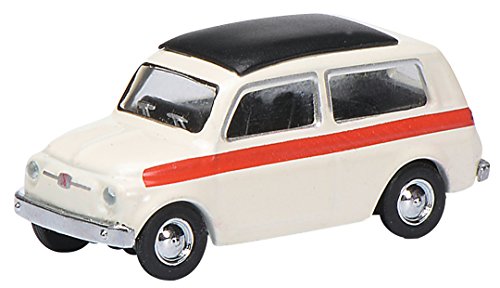 Schuco 452627300 FIAT 500 Giardiniera Sport, rot, weiß, Maßstab 1:87 von Schuco