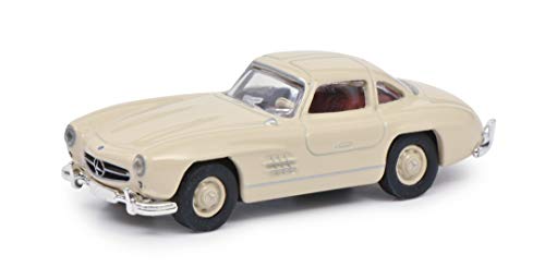 Schuco 452639300 MB, beige Mercedes Benz 300SL Coupe, Modellauto, 1:87 von Schuco