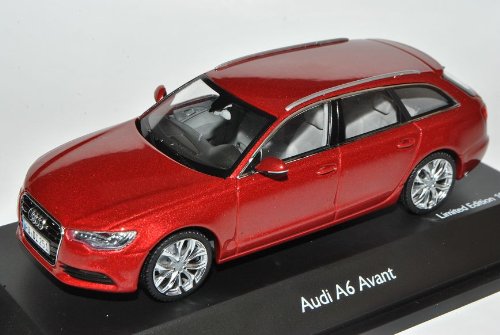 Schuco A-U-D-I A6 C7 Avant Kombi Granat Rot Ab 2011 1/43 Modell Auto mit individiuellem Wunschkennzeichen von Schuco