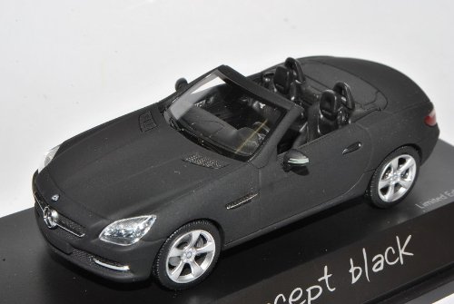 Schuco Mercedes-Benz SLK Cabrio Schwarz Matt R172 Ab 2011 1/43 Modell Auto von Schuco