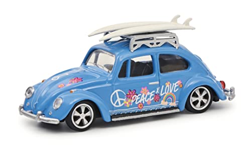 Schuco Modellfahrzeug VW Käfer Surfer blau 1:64 Schuco Modellfahrzeug VW Käfer Surfer blau 1:64 von Schuco
