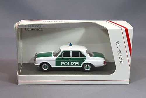 Schuco ☆ Schuko 1/64 Mercedes-Benz -/8 Polizeiauto Weiß/Dunkelgrün von Schuco