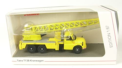 Schuco Tatra T138 Kranwagen (gelb) 1:87 von Schuco