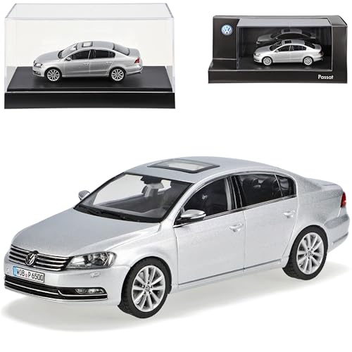 Schuco Volkwagen Passat B7 Limousine Silber 2010-2015 1/43 Modell Auto Modellauto von Schuco