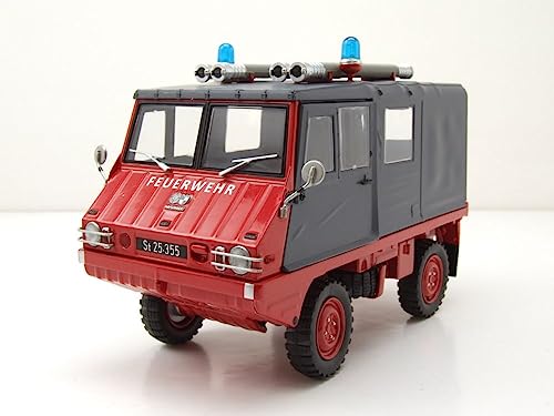 Schuco Haflinger Feuerwehr 1:18 Modellauto, Feuerwehrwagen, Kinder, Unisex von Schuco