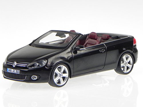 VW Golf 6 Cabrio schwarz deep black GC300 Modellauto Schuco 1:43 von Schuco