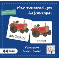 Mein zweisprachiges Aufdeckspiel, Fahrzeuge Deutsch-Englisch (Kinderspiel) von Schulbuchverlag Anadolu