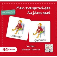 Mein zweisprachiges Aufdeckspiel, Verben Deutsch-Türkisch (Kinderspiel) von Schulbuchverlag Anadolu