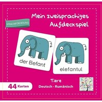 Mein zweisprachiges Aufdeckspiel Tiere Deutsch-Rumänisch (Kinderspiel) von Schulbuchverlag Anadolu