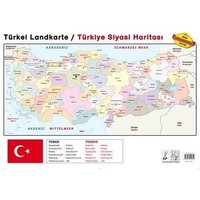 Türkei Landkarte / Türkiye Siyasi Haritasi, Poster von Schulbuchverlag Anadolu