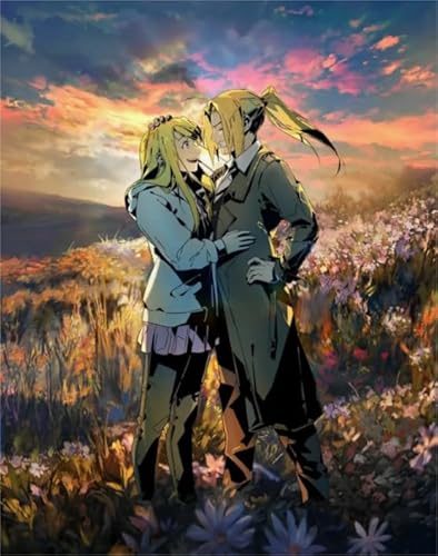 Puzzle 1000 Stück,Japanese Animes Fullmetal Alchemys Poster,Colourful Puzzles S,Lernspielzeug Für Kinder,Wall Art,Erwachsene Stressabbau Spiel Kunst Bild Pw112Wa von Schwagebo