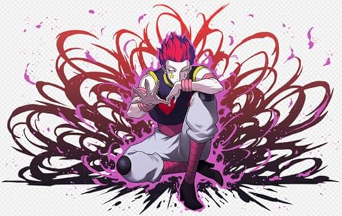 Puzzle 1000 Stück Hisoka Japanese Anime Poster,Irregular Colorful Pieces,Lernspielzeug Für Kinder,Puzzle-Spiel Zum Stressabbau Für Erwachsene Pw398Wa von Schwagebo