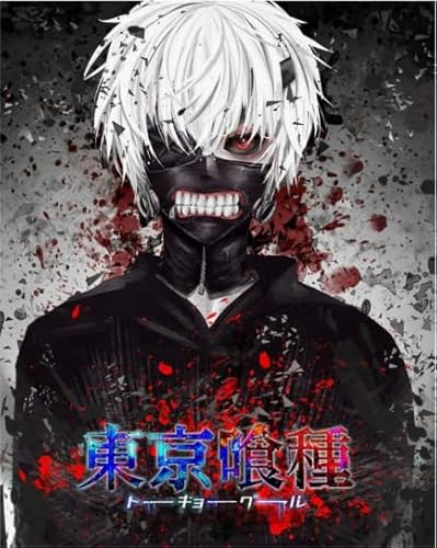 Puzzles 1000 Pcs - Japanese Animes Tokyo Jinmu Ken Kaneki Takizawa - Black Art Jigsaw - Kinder's Educational Spielzeugs Posters TR376KS von Schwagebo