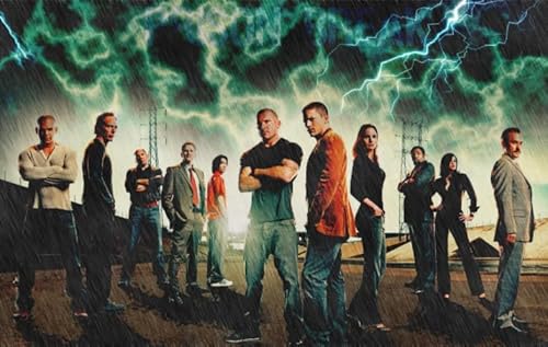 Schwagebo Action Thriller Film Prison Break Wall Art Poster Holzpuzzle 1000 Stück Erwachsene Spielzeug Dekompressionsspiel Vf354Np von Schwagebo