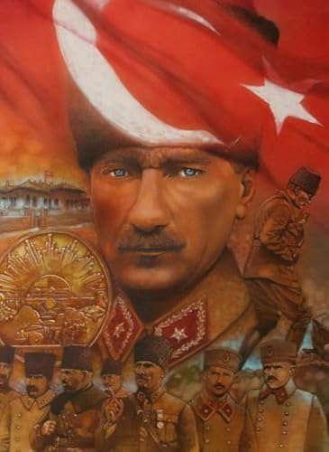 Schwagebo Atatürk Poster Puzzle 1000 Teile Holzpuzzle Für Erwachsene Kinder Dekompression Spiele Dc550Sp von Schwagebo