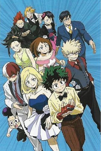 Schwagebo Holzpuzzle 1000 Teile Japanische Anime My Midoriya Bilder Puzzles Lernspielzeug Für Erwachsene Xy657Qw von Schwagebo