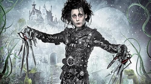 Schwagebo Love Fantasy Film Charakter Scissorhands Poster Jigsaw Puzzle 1000 Teile Holzpuzzle Home Stress Relieving Game Bq259Cz von Schwagebo