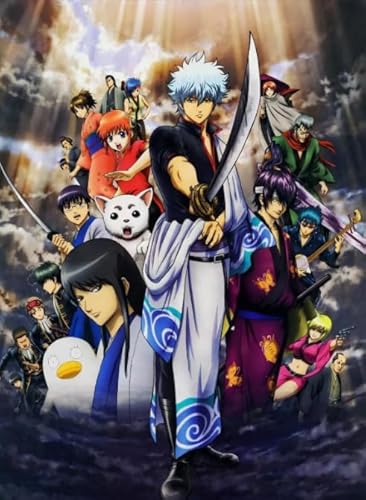 Schwagebo Puzzle 1000 Stück Japanische Anime Gintama Poster Holz Dekompression Spiel Für Erwachsene Spielzeug Vf25Np von Schwagebo