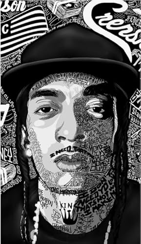 Schwagebo Puzzle 1000 Stück Rapper Nipsey.H Musik Poster Holzpuzzle Für Erwachsene Familie Dekompression Spiele Vg151Df von Schwagebo