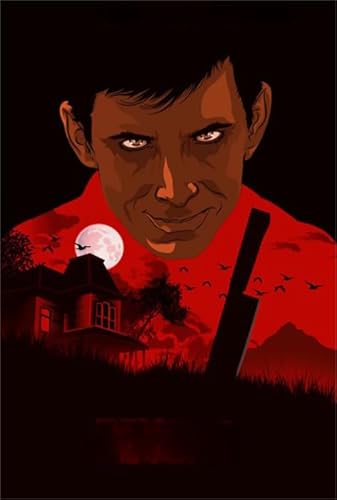 Schwagebo Puzzles 1000 Stück Normanbates Retro Horror Film Wandkunst Bilder Holz Erwachsene Spielzeug Dekompression Spiel Xy629Qw von Schwagebo