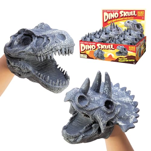 SCHYLLING Dino Totenkopf Handpuppe von Schylling