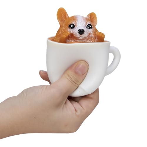 Schylling 39660 Welpe in Einer Tasse Pup In A Cup, Mehrfarbig, 1 EA von Schylling