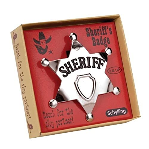 Tobar SC-LMB-Sheriffstern, Schylling, metallic, 1 Stück (1er Pack) von Schylling