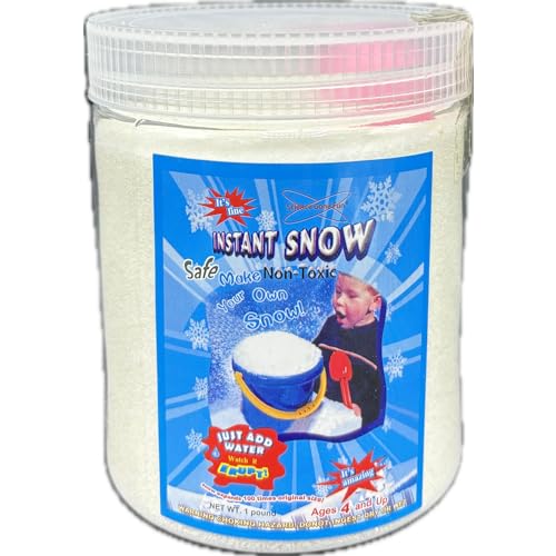 Magic sofort Expanding Snow Powder 1 Pfund Jar weiß von Science Gone Fun