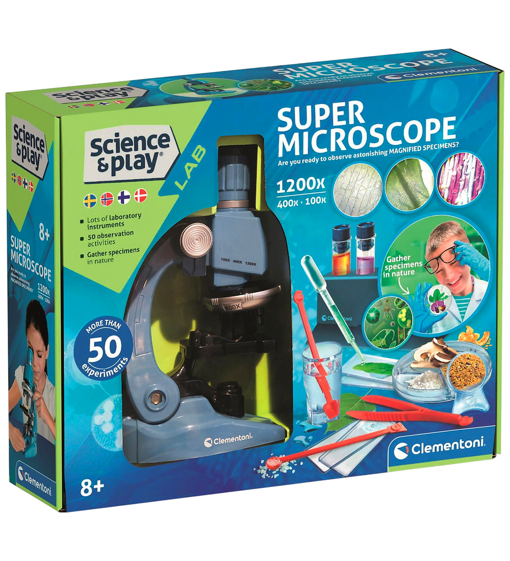 Science & Play Mikroskop - Super Mikroskop m. Experimente - Science & Play - One Size - Spielzeug Science & Play Mikroskop - Super Mikroskop m. Experimente - Science & Play - One Size - Spielzeug von Science & Play