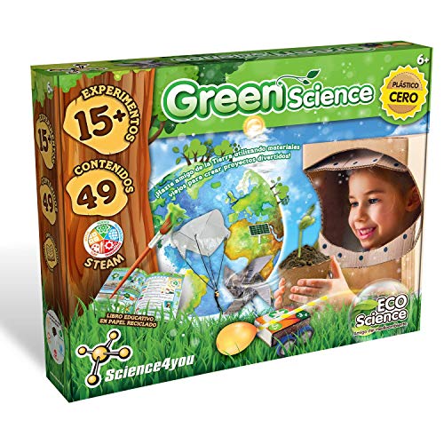 Science4you 80002418 Board Game Green Science (ES), bunt von Science4you