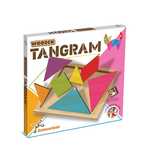 Science4you Hölzerne Tangram Puzzles für Kinder 3 4 5 Jahre – Hölzerne Tangram Puzzles, Vintage Figuren Spiel, Denkspiel für Kinder, Montessori Lernspielzeug für Jungen & Mädchen Alter 3 4 5+ Jahre Science4you Hölzerne Tangram Puzzles für Kinder 3 4 5 Jahre – Hölzerne Tangram Puzzles, Vintage Figuren Spiel, Denkspiel für Kinder, Montessori Lernspielzeug für Jungen & Mädchen Alter 3 4 5+ Jahre von Science4you