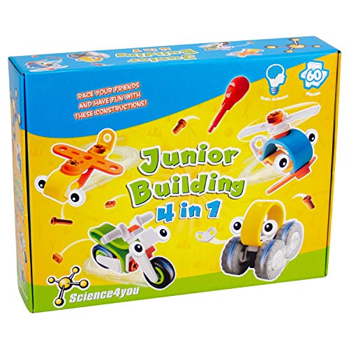 Science4you – Junior Building 4 in 1, Spielzeug Bildung und wissenschaftlichen (488240) von Science4you