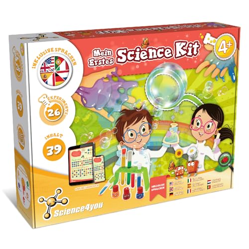 Science4you Mein erstes Experimentierkasten - Spiel mit Experimente für Kinder ab 4 - Spielzeug und Geschenke für Junge und Mädchen ab 4 5 6 7+ Jahre von Science4you