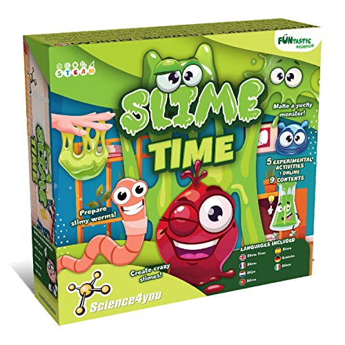 Science4you Schleimlabor - Schleim Selber Machen Set für Kinder - Duftenden Slime Fluffy selber Machen - DIY Slime Kit mit Experimente fur Kinder ab 7 8 9 10+ Jahre - Spielzeug für Mädchen und Jungen von Science4you