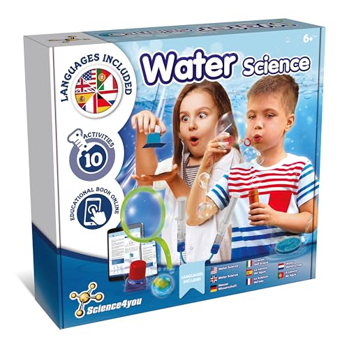 Science4you Wasserblasen-Wissenschaftsset – Entdecken Sie die Wissenschaft des Wassers und Machen Sie Ihre eigenen Seifenblasen, Erstellen Sie riesige Seifenblasen, Set Geschenk für Kinder 6 7 8 9+ von Science4you