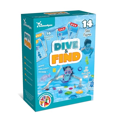 Science4you Wasserspiele für Kinder - Tauchspielzeug für Kinder, Machen Eine Lustige Pool-Party, Schwimmen Pool Tauchen Spiele, Sommer Outdoor-Geschenk & Bad Geschenk für Mädchen & Jungen Alter 3 4 5+ Science4you Wasserspiele für Kinder - Tauchspielzeug für Kinder, Machen Eine Lustige Pool-Party, Schwimmen Pool Tauchen Spiele, Sommer Outdoor-Geschenk & Bad Geschenk für Mädchen & Jungen Alter 3 4 5+ von Science4you