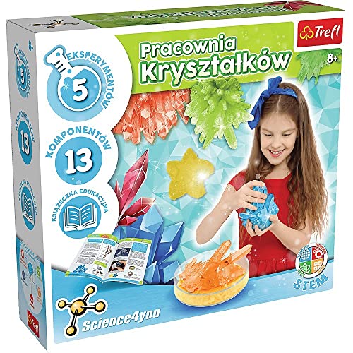 Trefl Science4you Kristallarbeiter Medium Lehrerset für Kinder ab 8 Jahren von Science4you