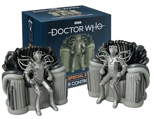 Doctor Who Cyber-Controller on Thron-Figur, Maßstab 1:21, handbemalt, Eaglemoss-Sammler, in Box, Sonderedition #28 von Scificollector