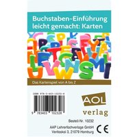 Buchstaben-Einführung leicht gemacht: Karten von Scolix in der AAP Lehrerwelt GmbH