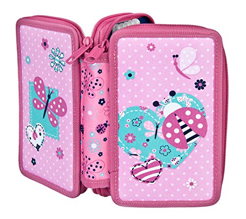 Doppeldecker Schüleretui mit Stabilo Markenfüllung, Ladybug Doppeldecker Schüleretui mit Stabilo Markenfüllung, Ladybug von Scooli