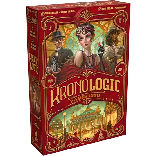 Kronologic Paris 1920 | Strategiespiel für Teenager und Erwachsene | Mord-Mystery-Spiel | ab 10 Jahren | 1 bis 4 Spieler | 30 Minuten von Scorpion Masqué