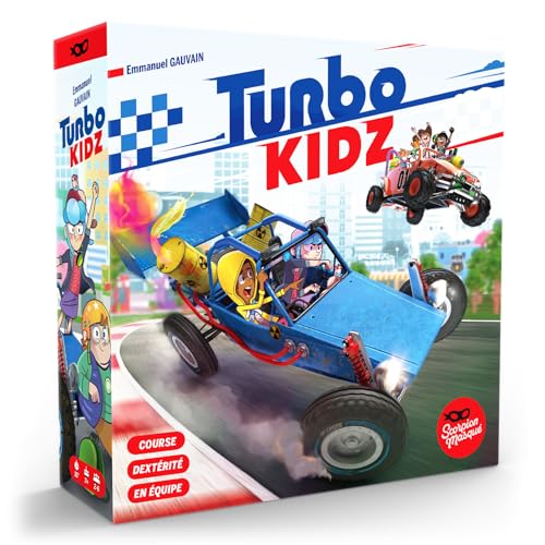 Turbo Kidz | FR | Jeu Familial | 7 ans et + | 2 à 6 joueurs | 15 Minutes von Scorpion Masqué