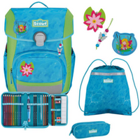 SCOUT 75450000800 Schulranzen-Set 4-teilig Neo DIN Water Lily von Scout