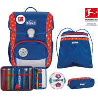 SCOUT 75450104000 Schulranzen-Set 4-teilig Neo Exklusiv Bundesliga von Scout