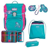 SCOUT 75460704100 Schulranzen-Set 4-teilig Neo Exklusiv Superflash Extreme Unicorn von Scout