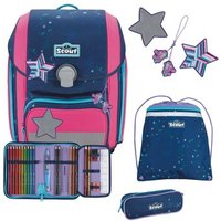 SCOUT 76400815100 Schulranzen-Set 4-teilig Genius DIN Pretty Star von Scout