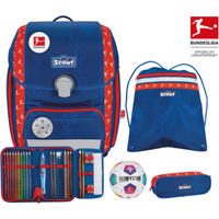 SCOUT 76400904000 Schulranzen-Set 4-teilig Genius Exklusiv Bundesliga von Scout