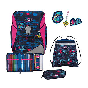 Scout Alpha Magic Sea Schulrucksack-Set von Scout