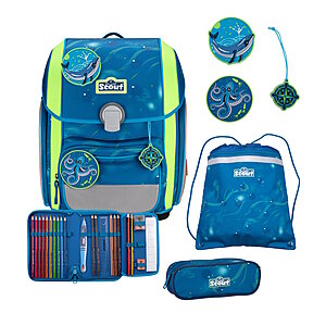 Scout Genius DIN Deep Sea Schulranzensetset von Scout